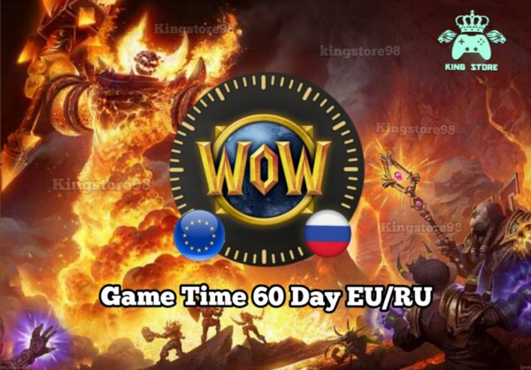 World of Warcraft 60 days Time Card + Classic EU/RU